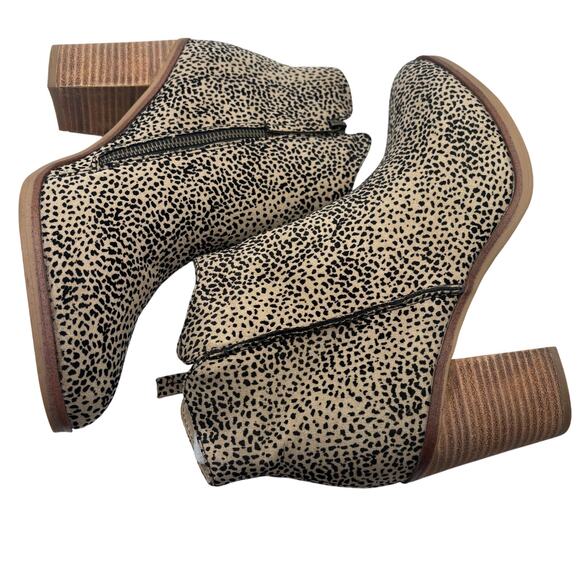 Stitch Fix MIA Spotted Animal Western Ankle Boots Booties Tracee Leopard 11W - Picture 4 of 6